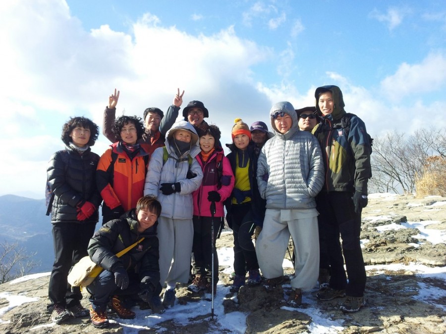 가산산성 정상에서 ^^
